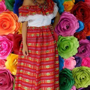 Mexican peasant dress Cambaya Mexican wedding Peas